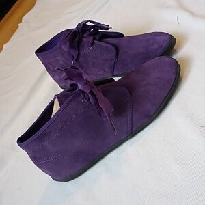 Keds Essentials Vintage 80s Purple Suede High Tops